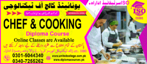 CHEF AND COOKING COURSE