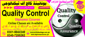 QUALITY CONTROL COURSE