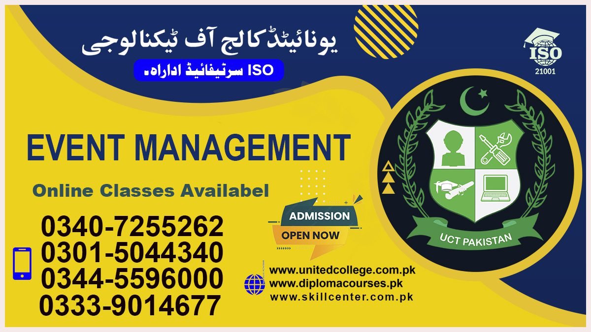 Event Management Course in Rawalpindi 28 EVENT MANAGEMENT COURSE