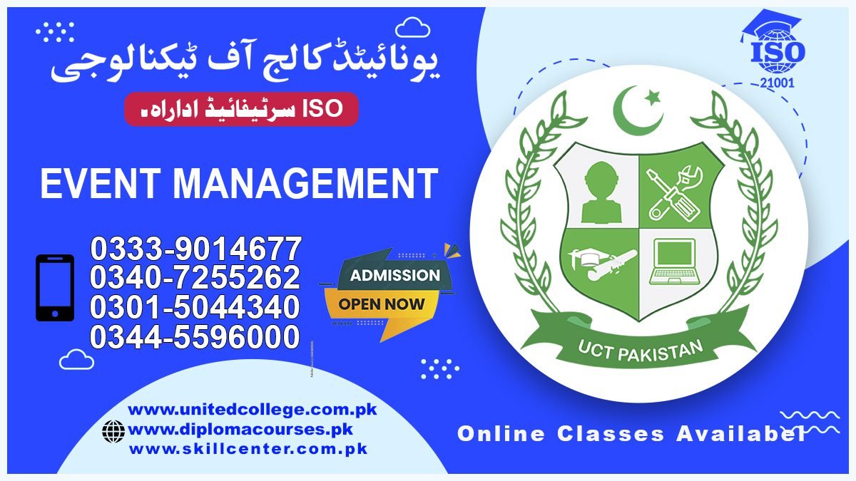 Event Management Course in Rawalpindi 30 EVENT MANAGEMENT COURSE