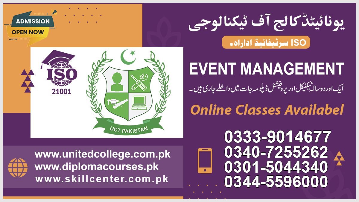 Event Management Course in Rawalpindi 31 EVENT MANAGEMENT COURSE