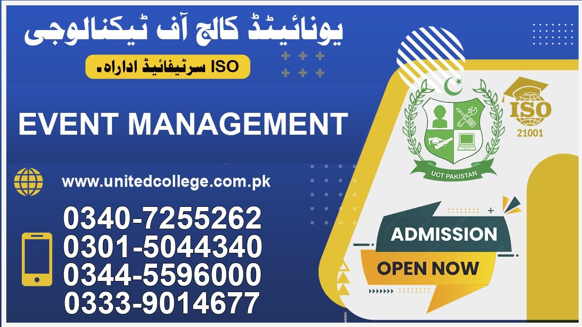 Event Management Course in Rawalpindi 14 EVENT MANAGEMENT COURSE