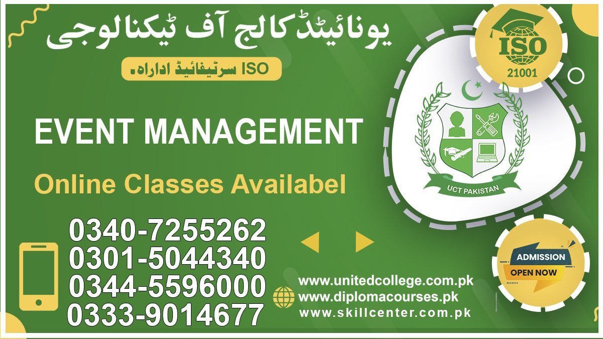Event Management Course in Rawalpindi 25 EVENT MANAGEMENT COURSE