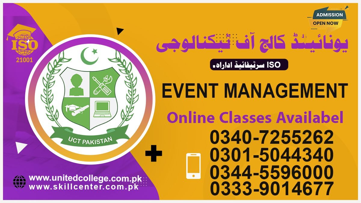 Event Management Course in Rawalpindi 17 EVENT MANAGEMENT COURSE