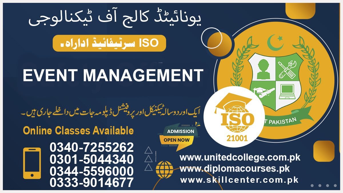 Event Management Course in Rawalpindi 11 EVENT MANAGEMENT