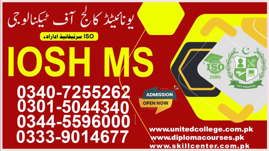 Iosh Ms Course in Hyderabad 0340-7255262 3 Iosh Ms Course in Hyderabad