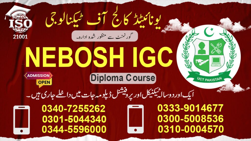 Nebosh Course in Faisalabad